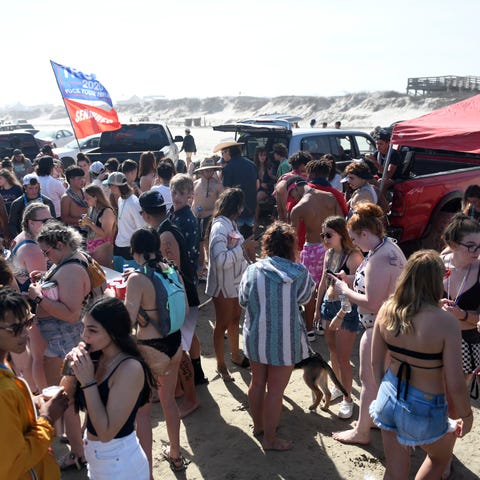 People gather for Spring Break, Thursday, March 11