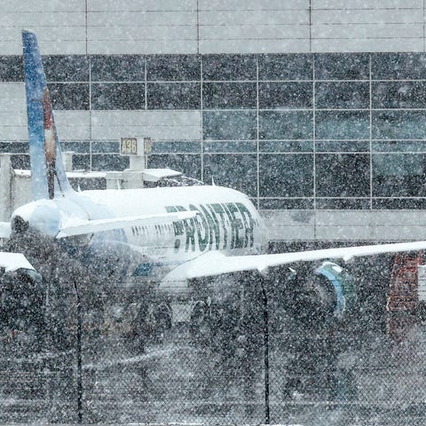 The weekend saw 2,000 flight cancellations at Denv