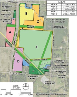This updated map shows Planned Overlay District 18 in Liberty Township, as approved by township trustees March 15. The Delaware County Board of Elections voted 3-0 on May 4 to certify a petition to place the overlay district on the November ballot but then voted 3-0 on June 28 to remove it from the ballot. An appeal was filed with the Supreme Court of Ohio, which on Aug. 27 upheld the elections board's vote.