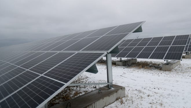 The largest solar energy system in Milwaukee's history was unveiled in March at 1600 E. College Ave.