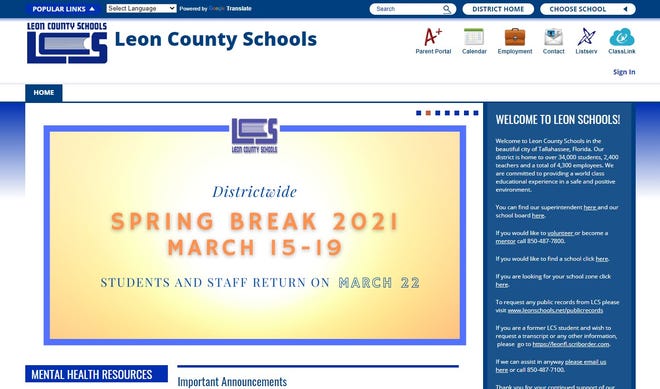 Leon County Schools Website Hacked Posts Racist And Offensive Content Leon High School Calendar