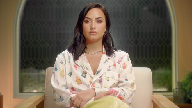 Demi Lovato in a scene from YouTube docuseries "Dancing with the Devil."