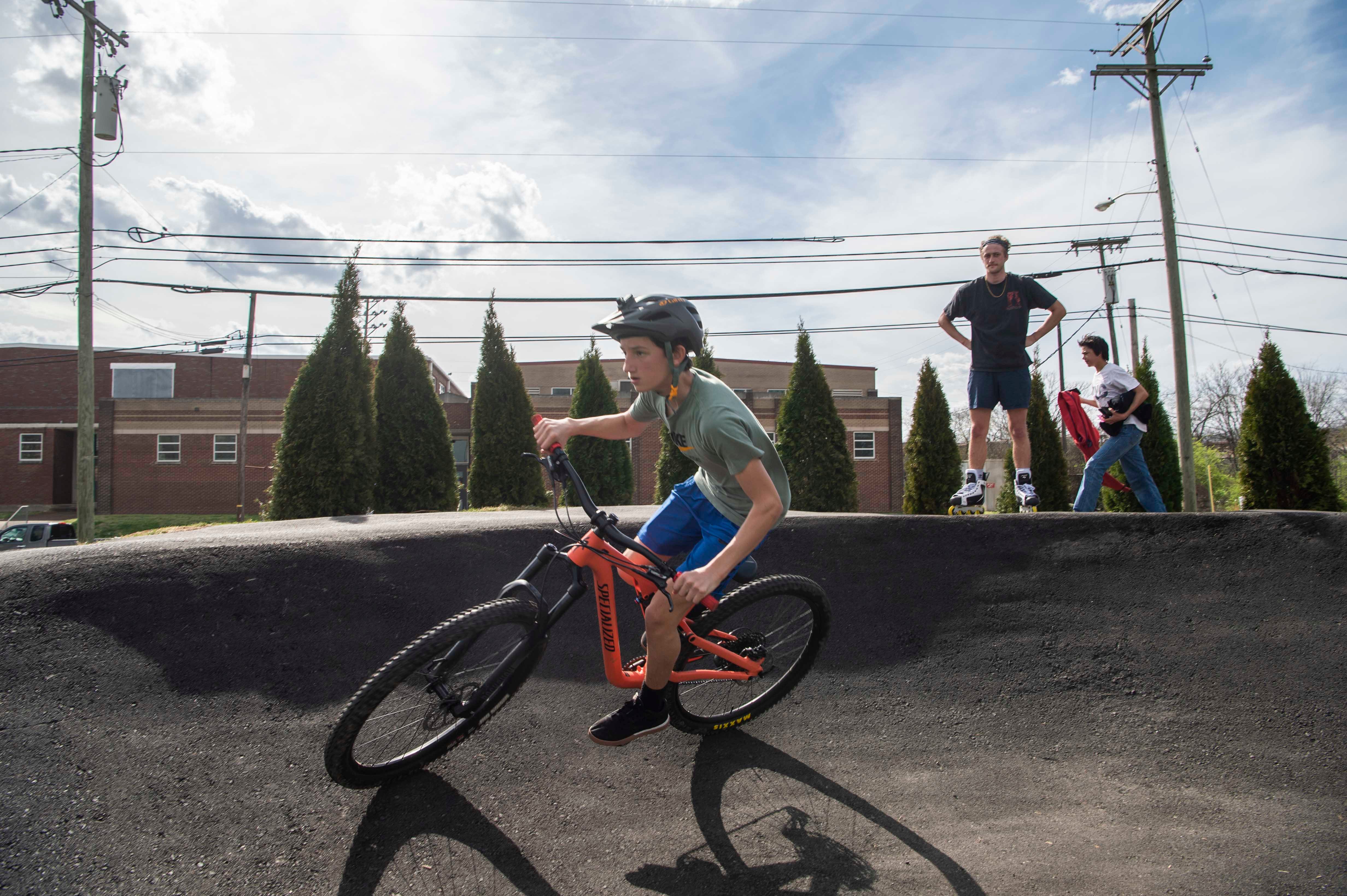 Watkins Park pump track pedals to life in North Nashville