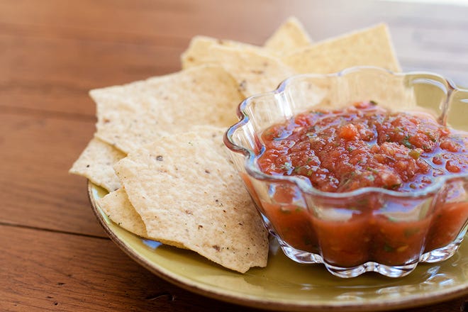 New Mexico businesses are encouraged to apply for a chance to be featured on the Good Food Foundation Virtual Mercantile Event Wednesday, May 26. A value-added snack product, such as salsa – made from the New Mexico-grown specialty crop, pepper – is an eligible product.