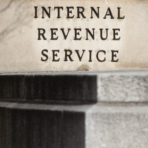 The US Internal Revenue Service (IRS) building is 