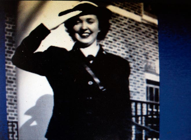 Navy Veteran Priscilla Getchell during her time in the service.