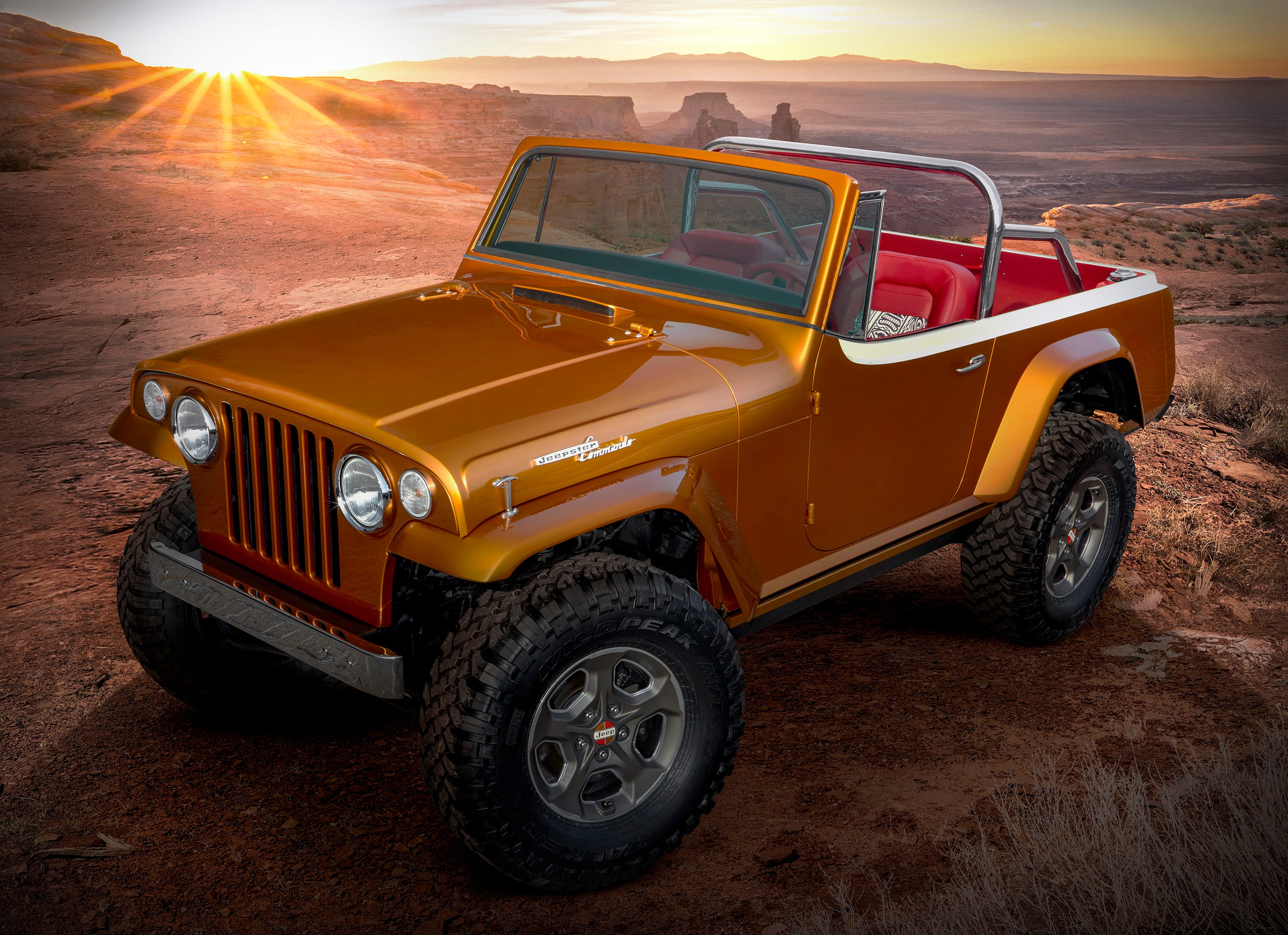 Jeep concept vehicles include electric Wrangler, retro compact pickup