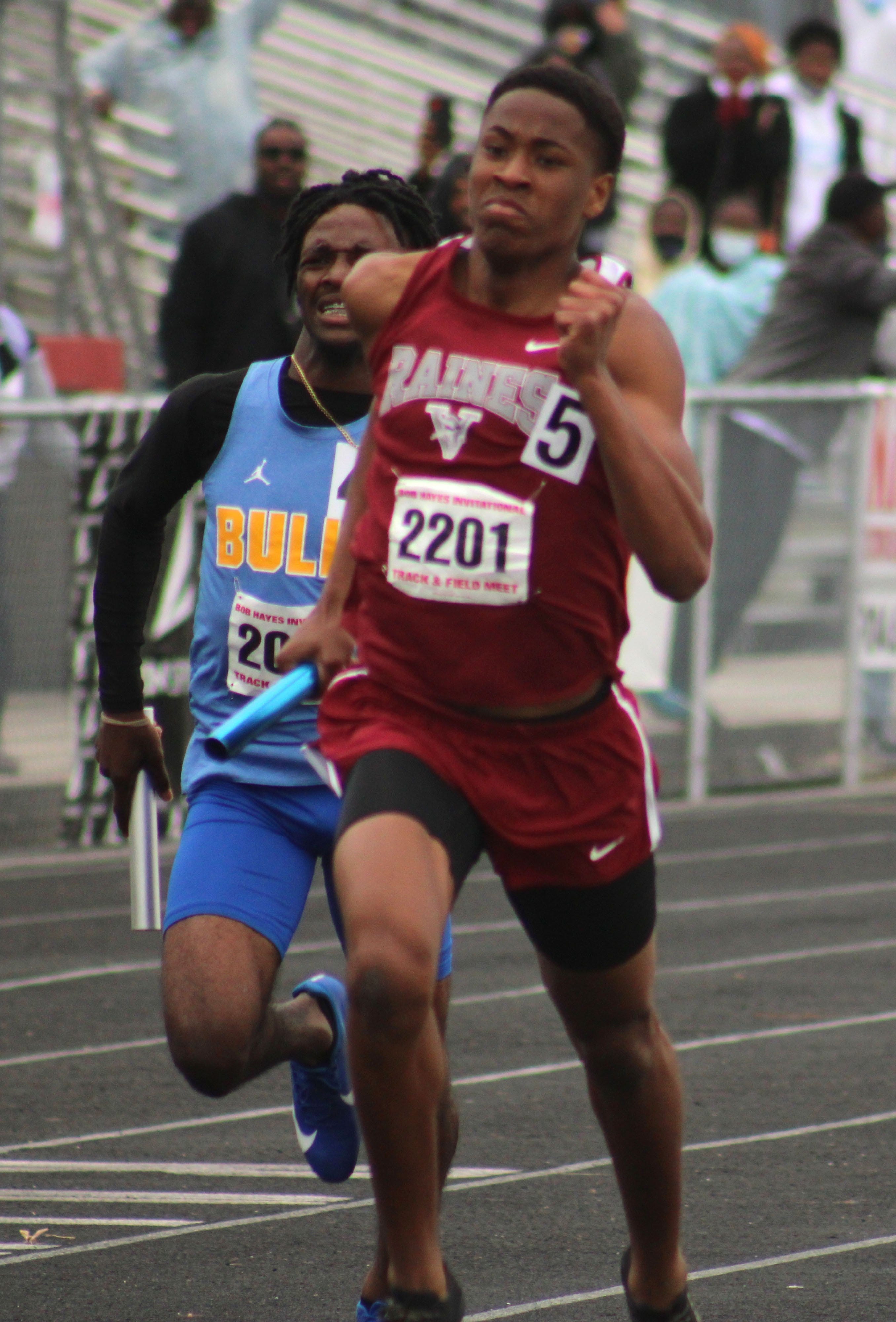 2021 Bob Hayes Invitational Track Meet Raines boys win championship