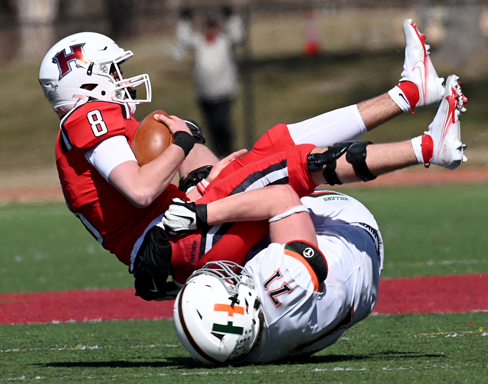 Holliston Football Quarterback Kevin Balewicz Nearly Loses Leg Following Injury Holliston Football Quarterback Kevin Balewicz Nearly Loses Leg Following Injury