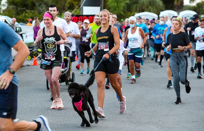 The Cape Coral Animal Shelter has been nominated in the best special charity event and best overall charity event categories. This photo is from the shelter's first Rescue Run 5K.