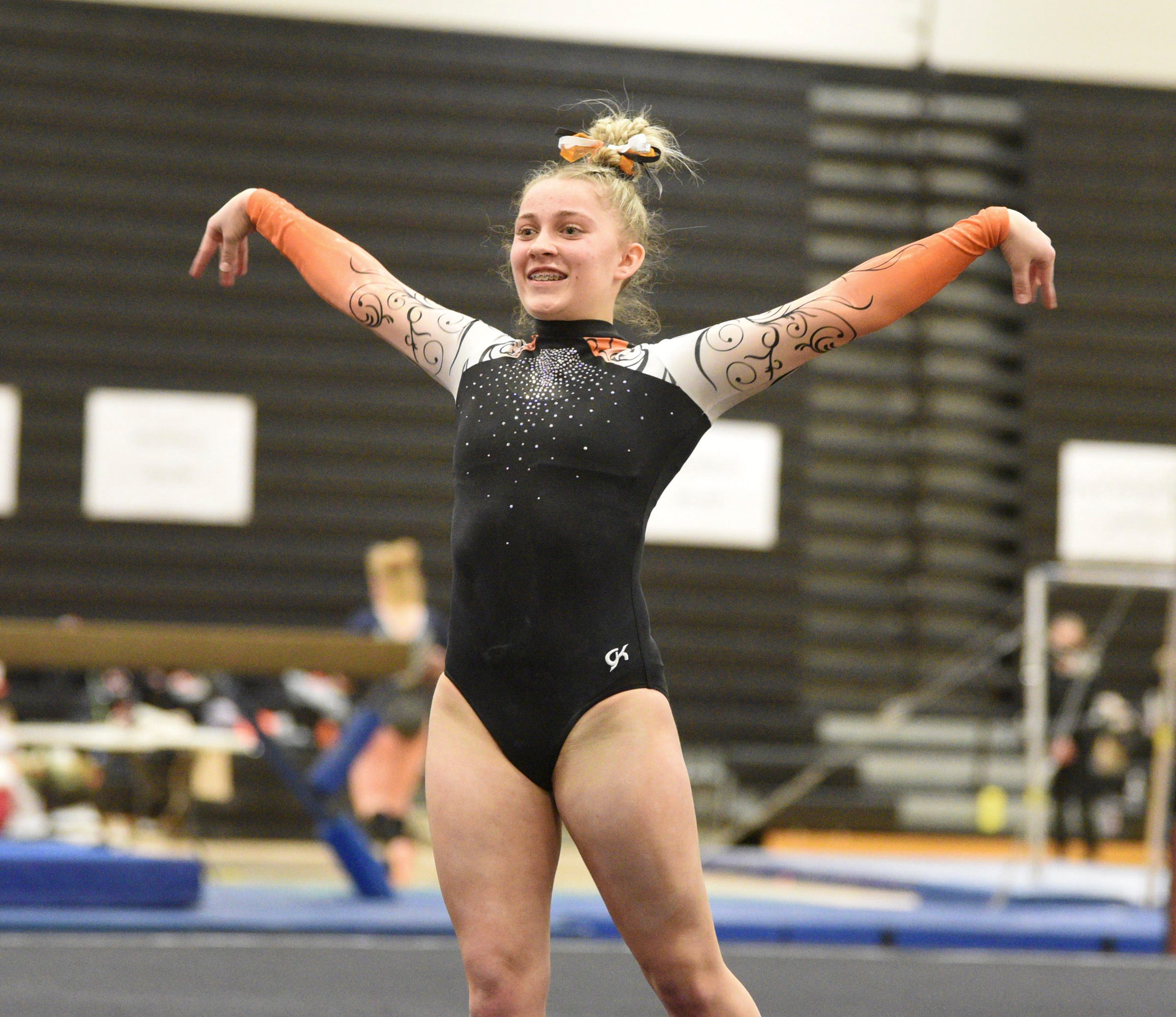 St. Cloud gymnast Taylar Schaefer readies for state gymnastics meet