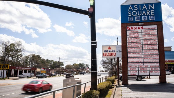 Asian Square plaza on Buford Highway in Doraville,