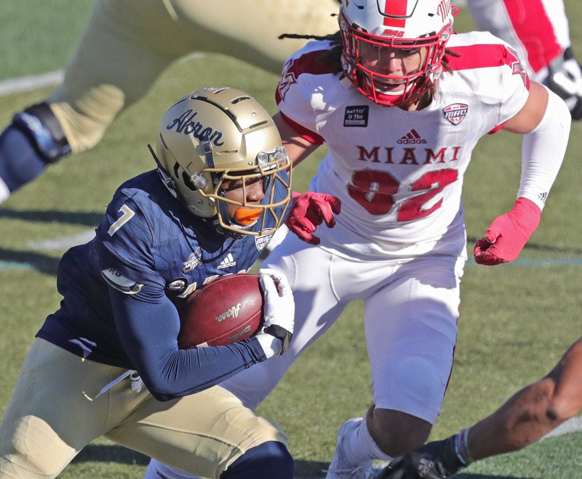 University of Akron running back Teon Dollard officially off the team