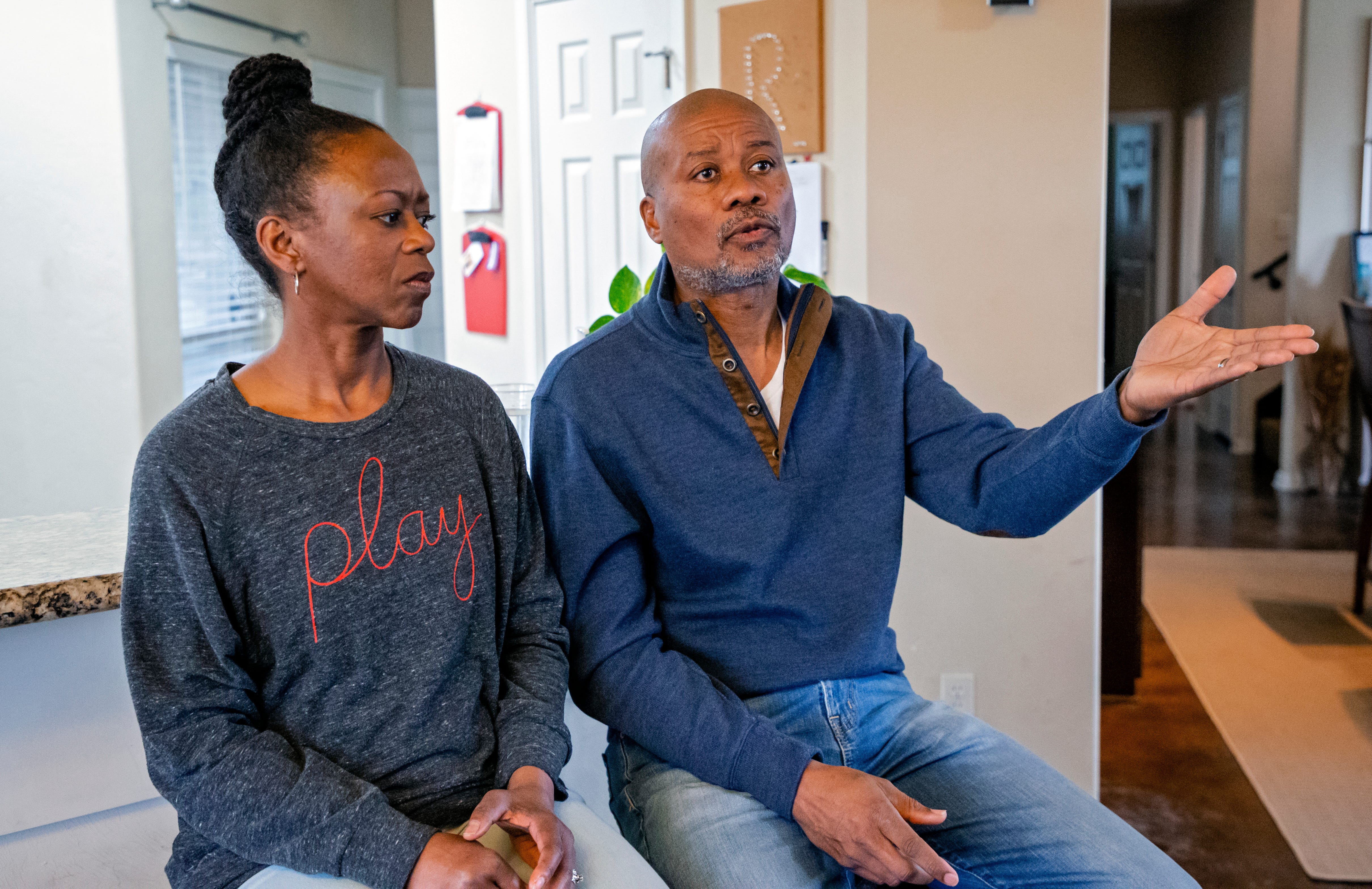 Homeowners Rodney and Cresha Redus love their John F. Kennedy neighborhood, but they do not like the explosions from nearby scrapyards.