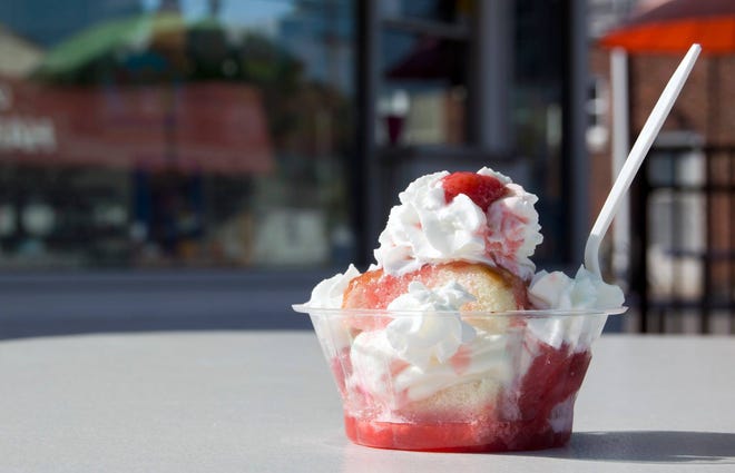 Strawberry Shortcake at Dairy Del.