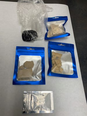 Drugs seized by Manitowoc County Metro Drug Unit investigators during a March 20 arrest.