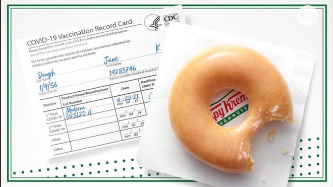 Free Donut Krispy Kreme Launches Covid 19 Vaccine Support Effort