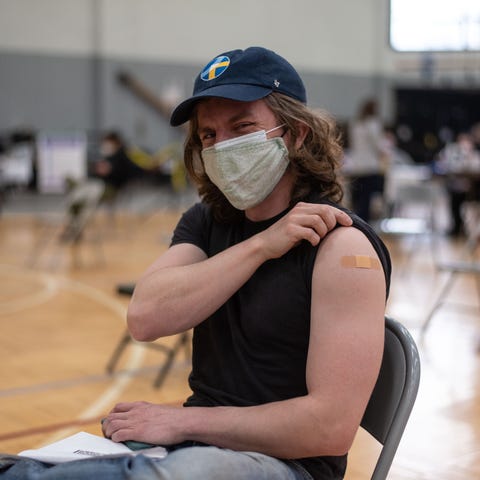 Will Rose, 25, traveled from his home in Manhattan