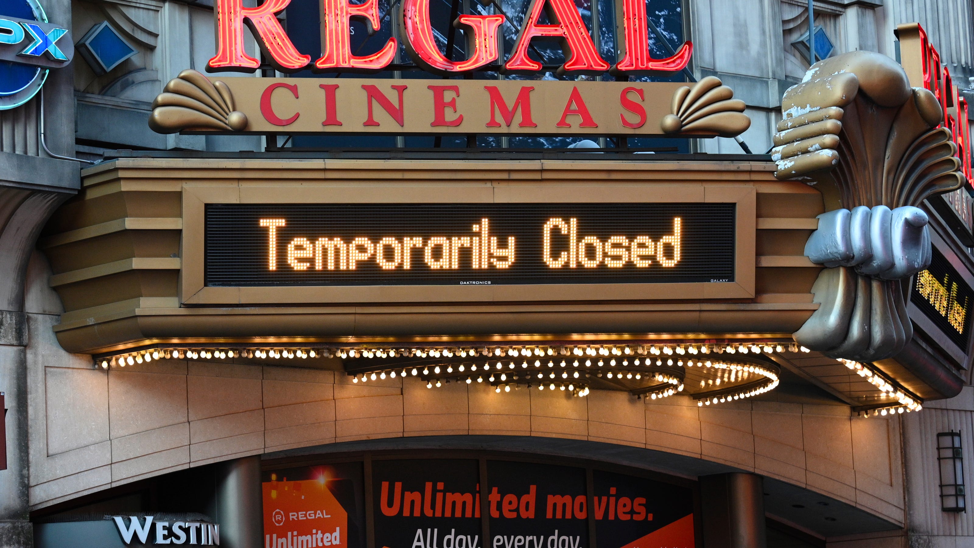 Regal Cinemas movie theaters reopen in April after closing amid COVID