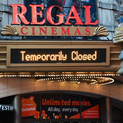 Regal Cinemas on 42nd Street is temporarily closed