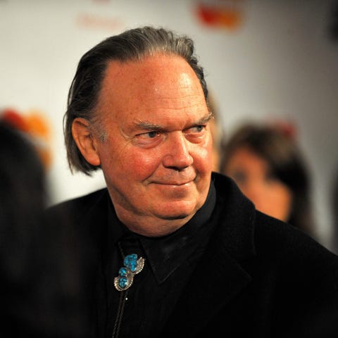 (FILES) In this file photo musician Neil Young arr