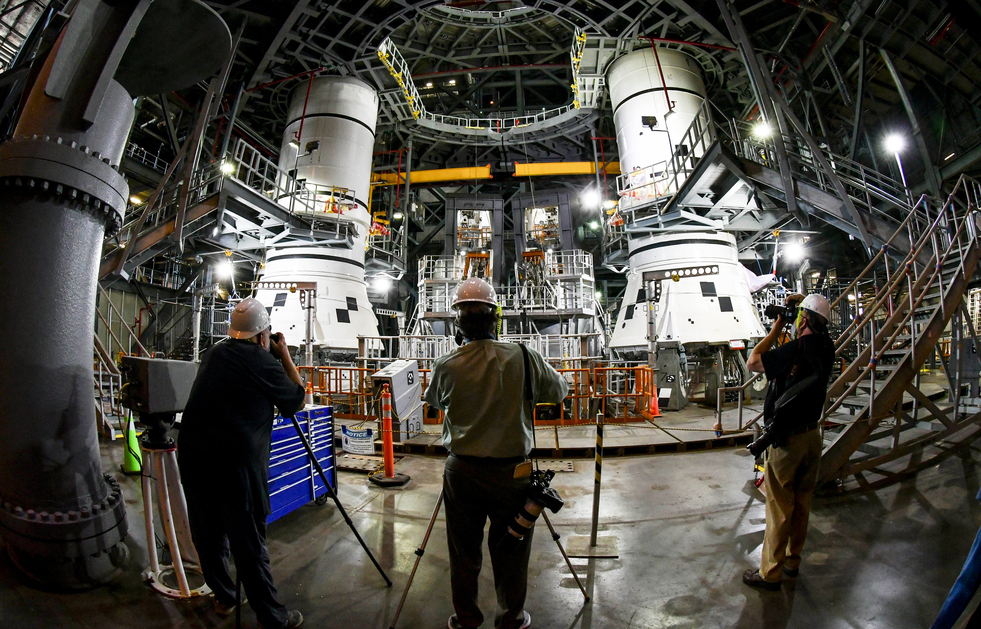 NASA prepares for arrival of giant SLS rocket at KSC