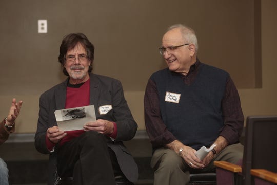 Peter and Harvey Ovshinsky at the Detroit Historical Museum on Sept. 26, 2015, at a symposium noting the 50th anniversary of the Fifth Estate.