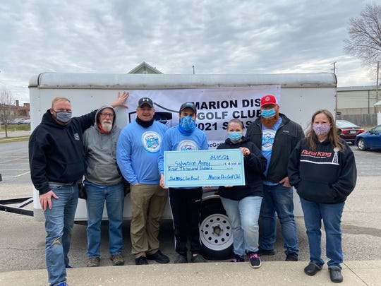 The Marion Disc Golf Club raised $4,000 in cash throughout hosting its second Ice Bowl on March 14, 2021 at Sawyer-Ludgwig Disc Golf Course in Marion.