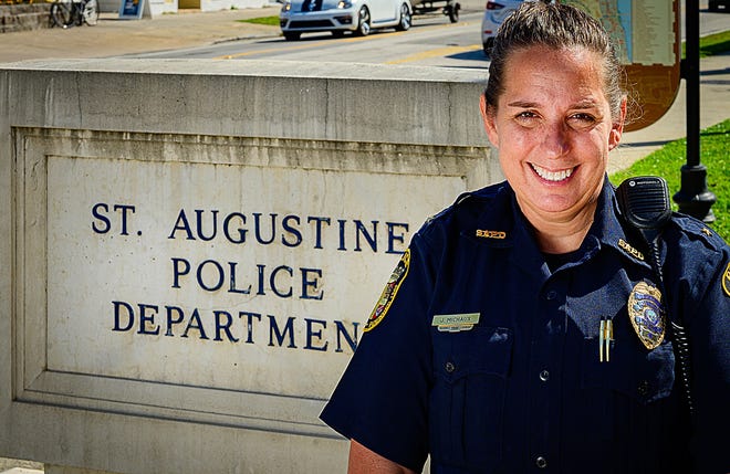 St. Augustine Police Department Cmdr. Jennifer Michaux will become the department’s next chief after Barry Fox retires from the position at the end of June. 