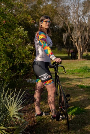 Veronica Ivy says she often faces transphobic verbal attacks from spectators at cycling competitions.