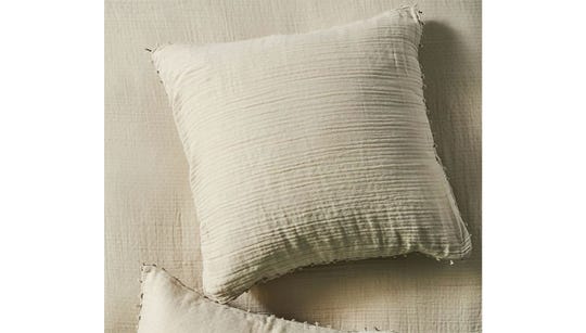 Throw this sham on a decorative pillow to cozy up your bedroom.