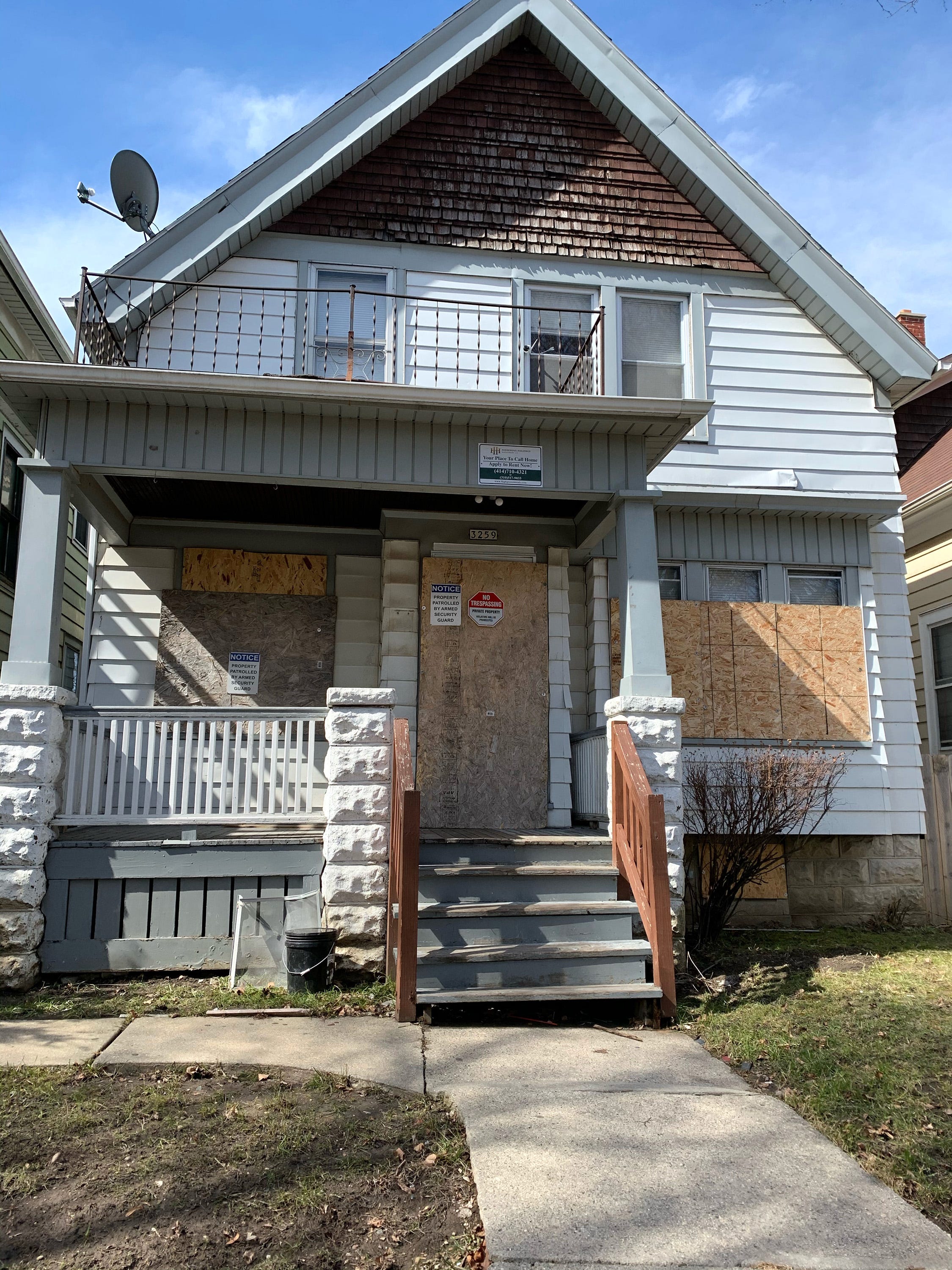 This house on the  3200 block of North Buffum Street recently acquired by an affiliate of Highgrove Holdings Management LLC, Torrance, California. Highgrove plans to renovate and rent it out. Highgrove has acquired about 135 properties in Milwaukee, including about a half-dozen on this block.