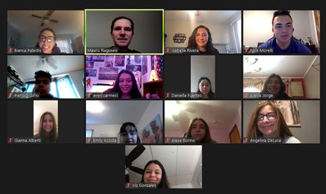 Gli studenti partecipano a una conferenza internazionale sulle minacce a Venezia.