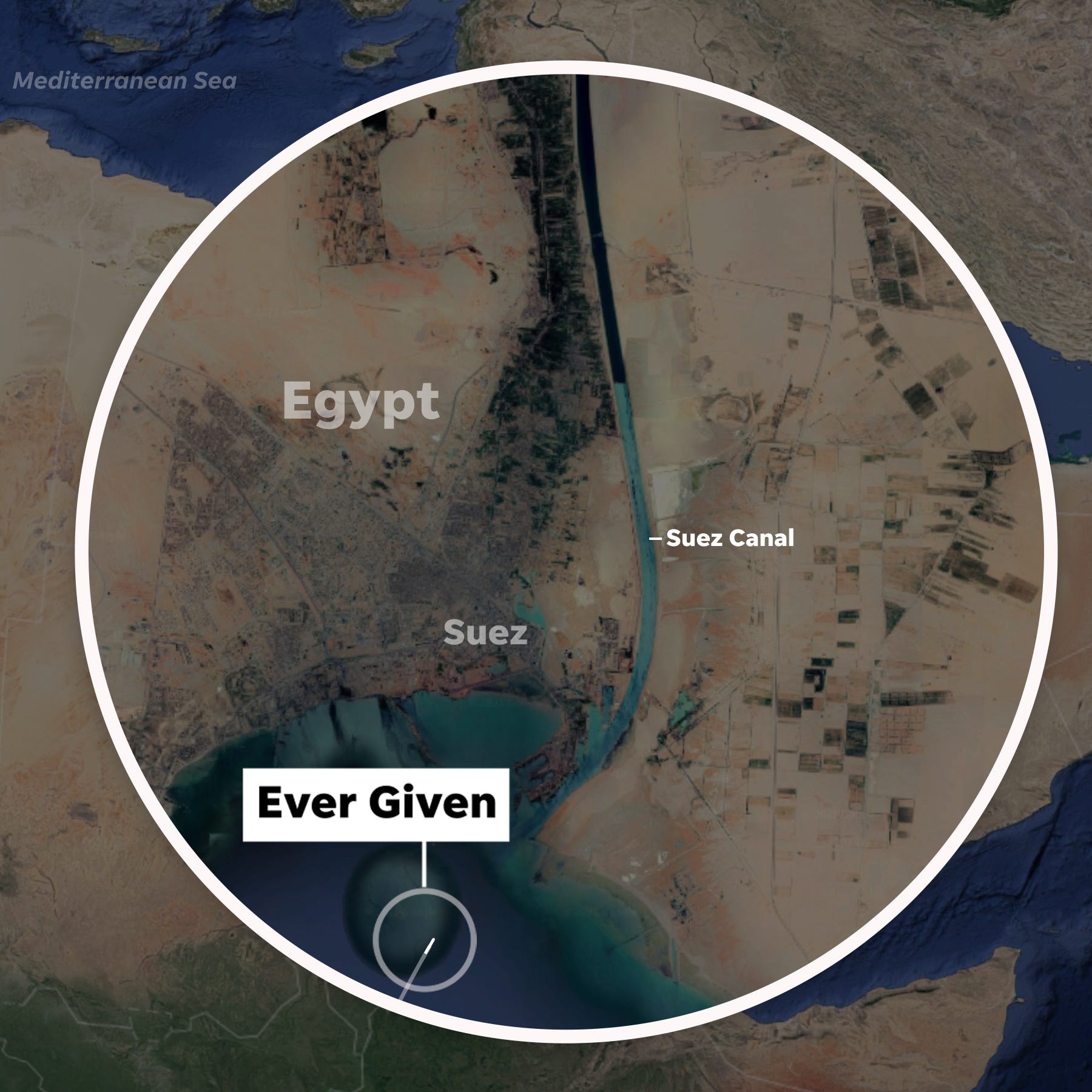 Suez Canal Ship Stuck How Did Ever Given Get Stuck
