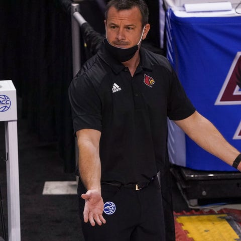 Louisville coach Jeff Walz says his team, taking p