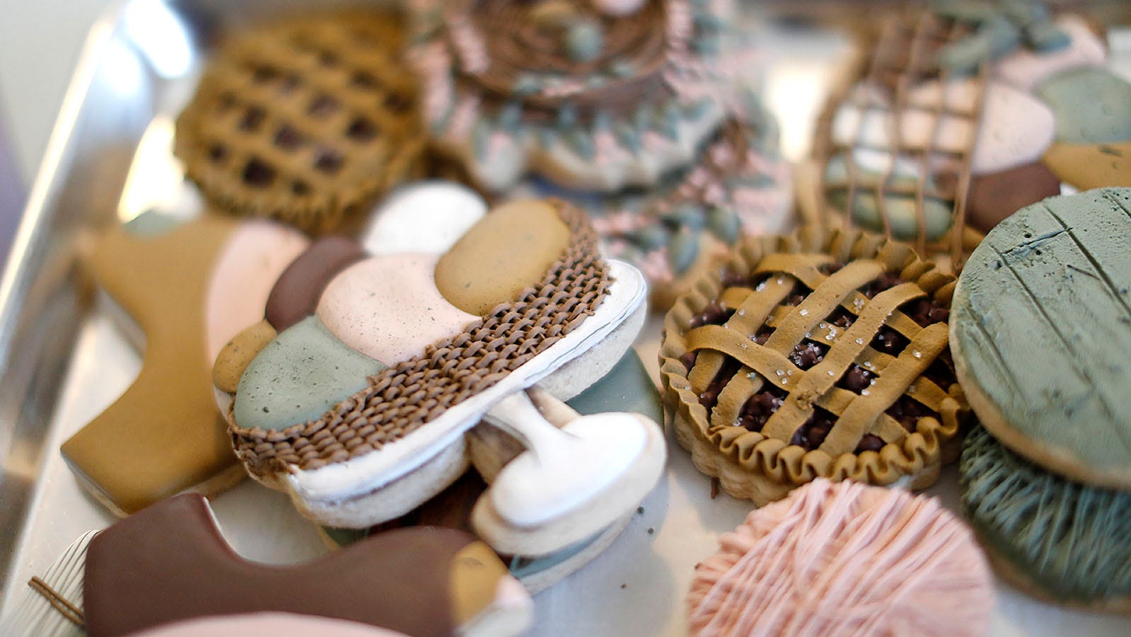 A batch of Easter cookies made by Jessica Brainsky of Plymouth.