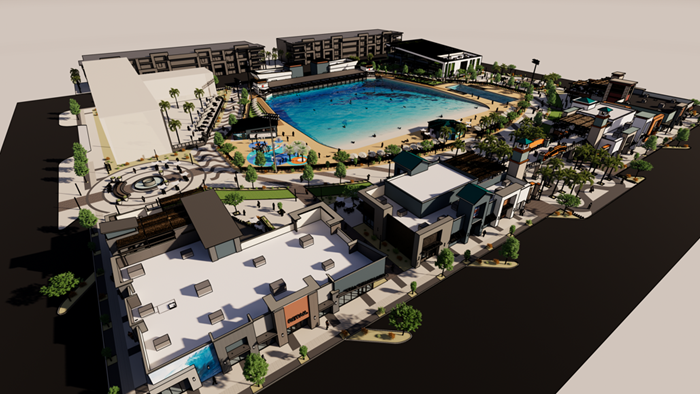 Cannon Beach, a 37-acre surf, shop, gym and multi-use development project, is slated to open in Mesa in May 2022.
