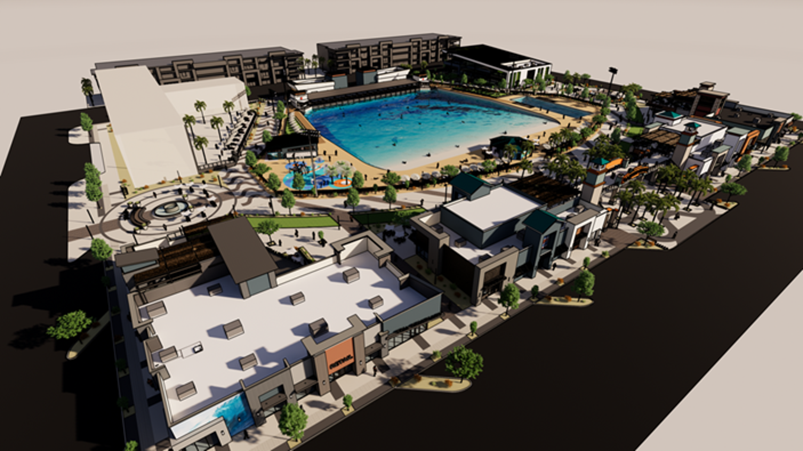 Cannon Beach, a 37-acre surf, shop, gym and multi-use development project, is slated to open in Mesa in May 2022.