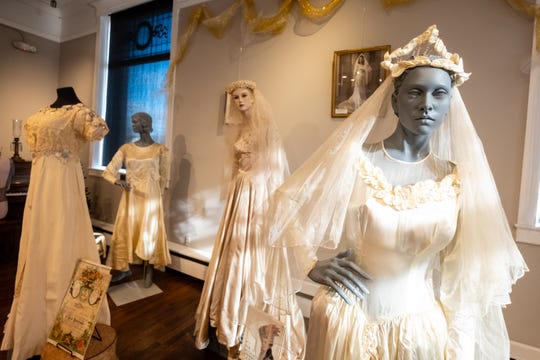 Wedding dresses are on display in one of the galleries at Port Huron Museum's Carnegie Center as part of its Threads exhibit. The museum is currently working with the city on a children's exhibit.