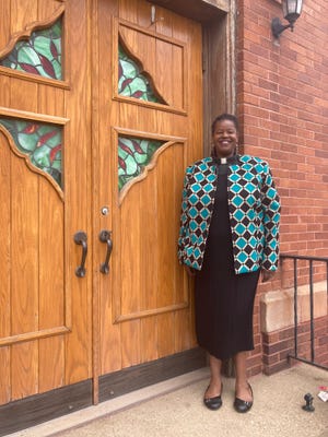 Reverend Catrina Hawkins-Boles of Christ's Lutheran Church in Cambridge