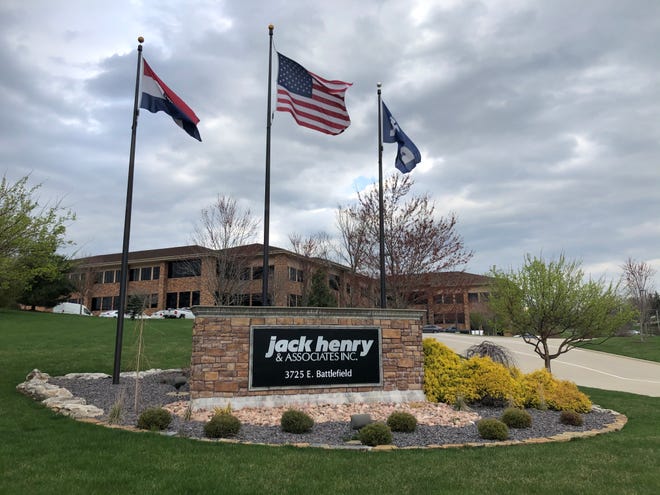 Jack Henry & Associates’ Springfield, Mo. offices are seen on Tuesday, March 30, 2021.