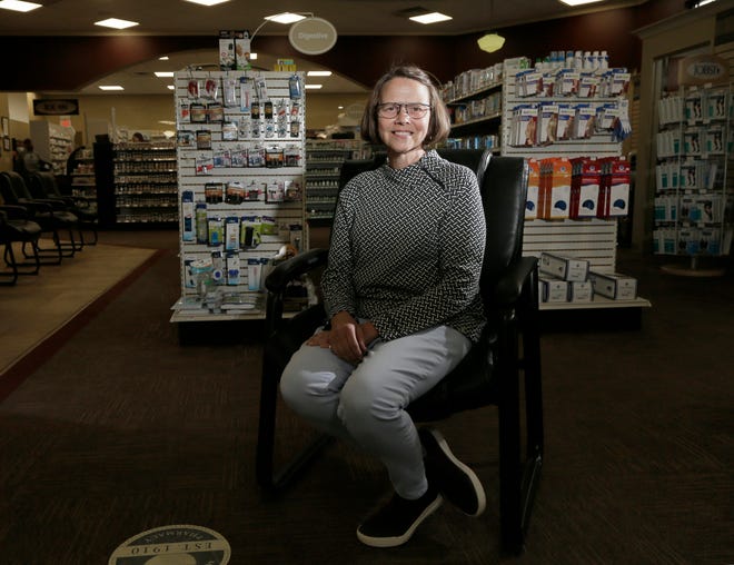 Julie Turner of Vandalia travels to the Madison Avenue Pharmacy in Springfield, Ohio, which offers her twice-a-year bone treatments at a lower cost.