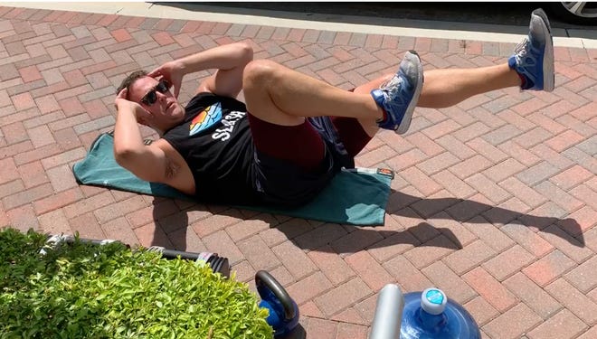 Now that he's committed to a new exercise and nutrition plan, Mark Burns says that "I’ve already noticed an increase in my energy level and this has me encouraged that eventually I’ll be back in pre-pandemic shape — or even better.”