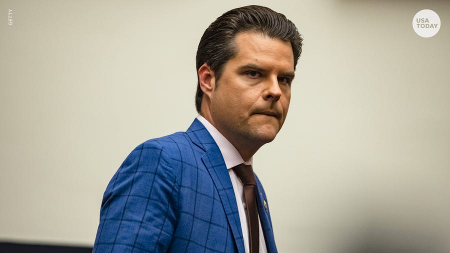 The Justice Department is reportedly investigating Republican Rep. Matt Gaetz of Florida over a sexual relationship with a 17-year-old girl.