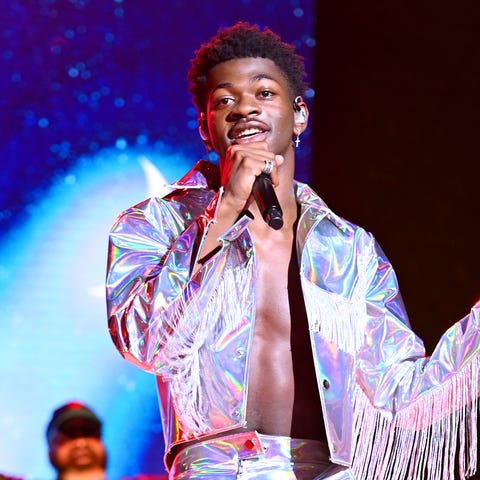 Lil Nas X performs on stage during Internet Live B