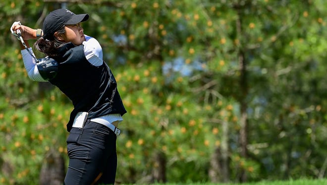 Nease graduate Auston Kim advanced to the round of 16 with two victories on Friday in the Florida Women's Amateur.