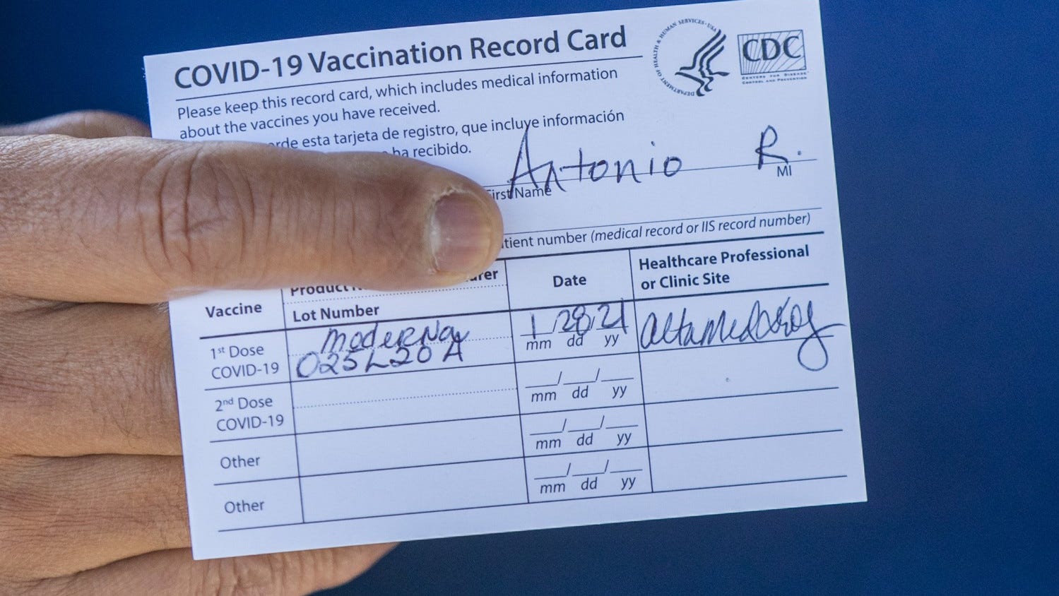 travel vaccination letter