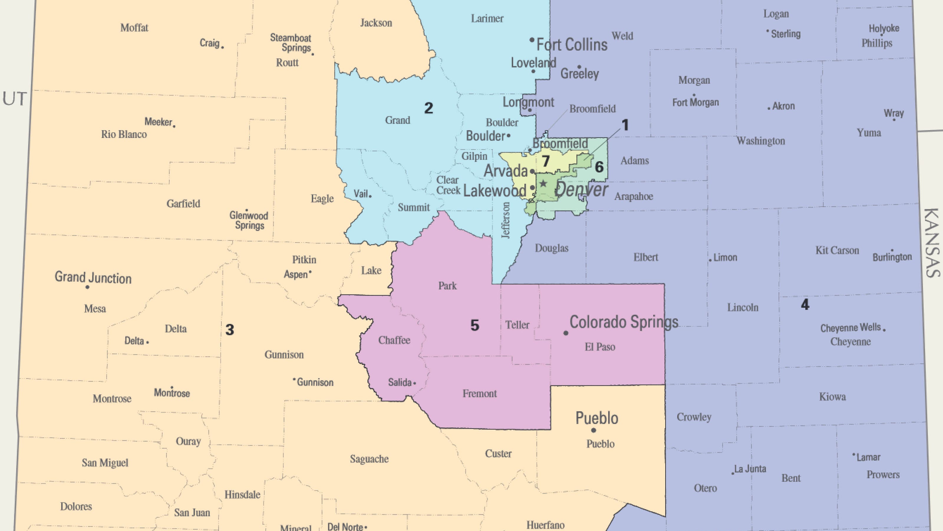 Congressional Redistricting May Impact Pueblo Southern Colorado Map Of Colorado 2022