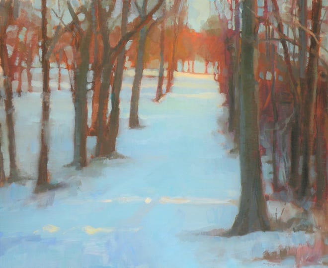 "Winter scene," by Margaret McWethy.