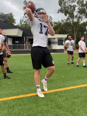 Brett Thorson has been punting around 12 months at the Pro Kick Australia Academy in Melbourne.